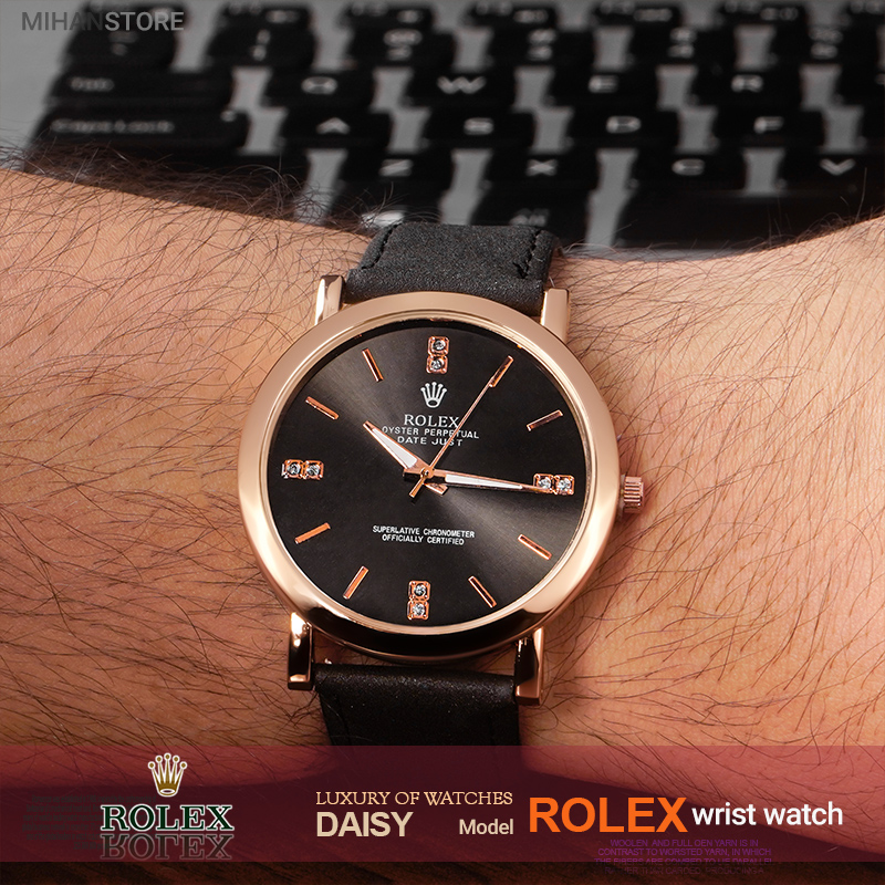 Rolex watches leather online belt price